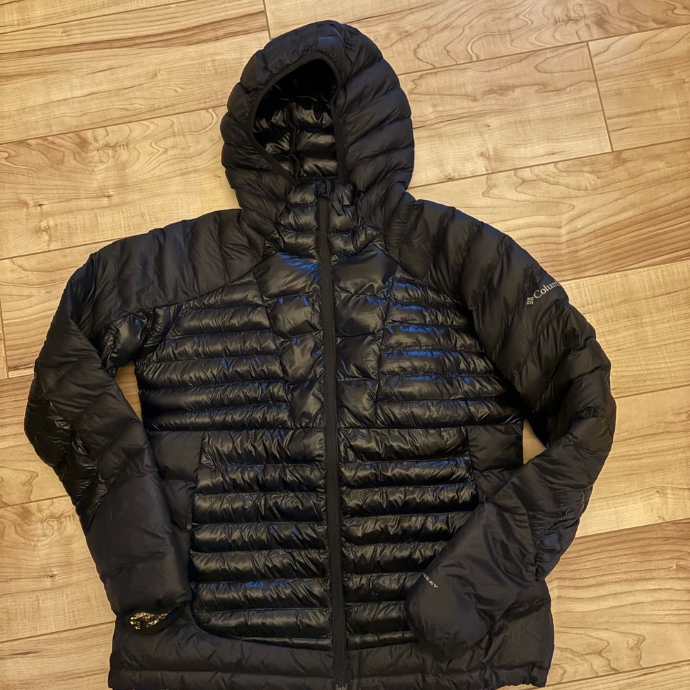 Columbia Omni Heat Black Puffer Jacket NWOT